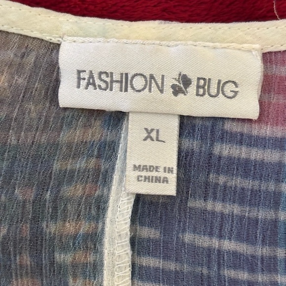 Fashion Bug Colorful Women's Tunic Top - Picture 2 of 8